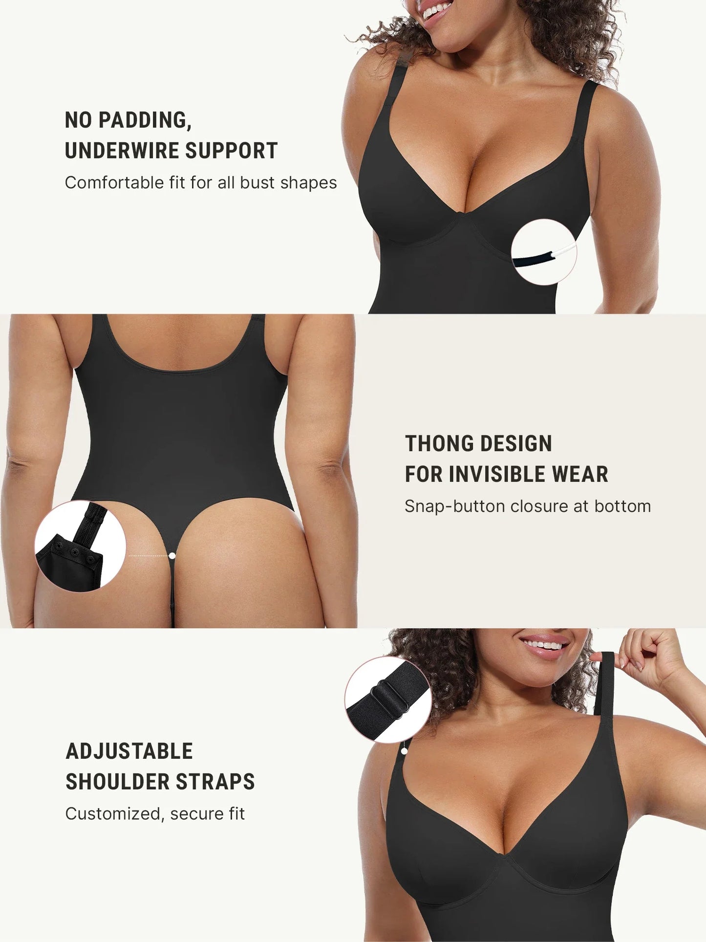 Lumoro Women's SlimFit Bodysuit