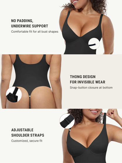 Lumoro Women's SlimFit Bodysuit